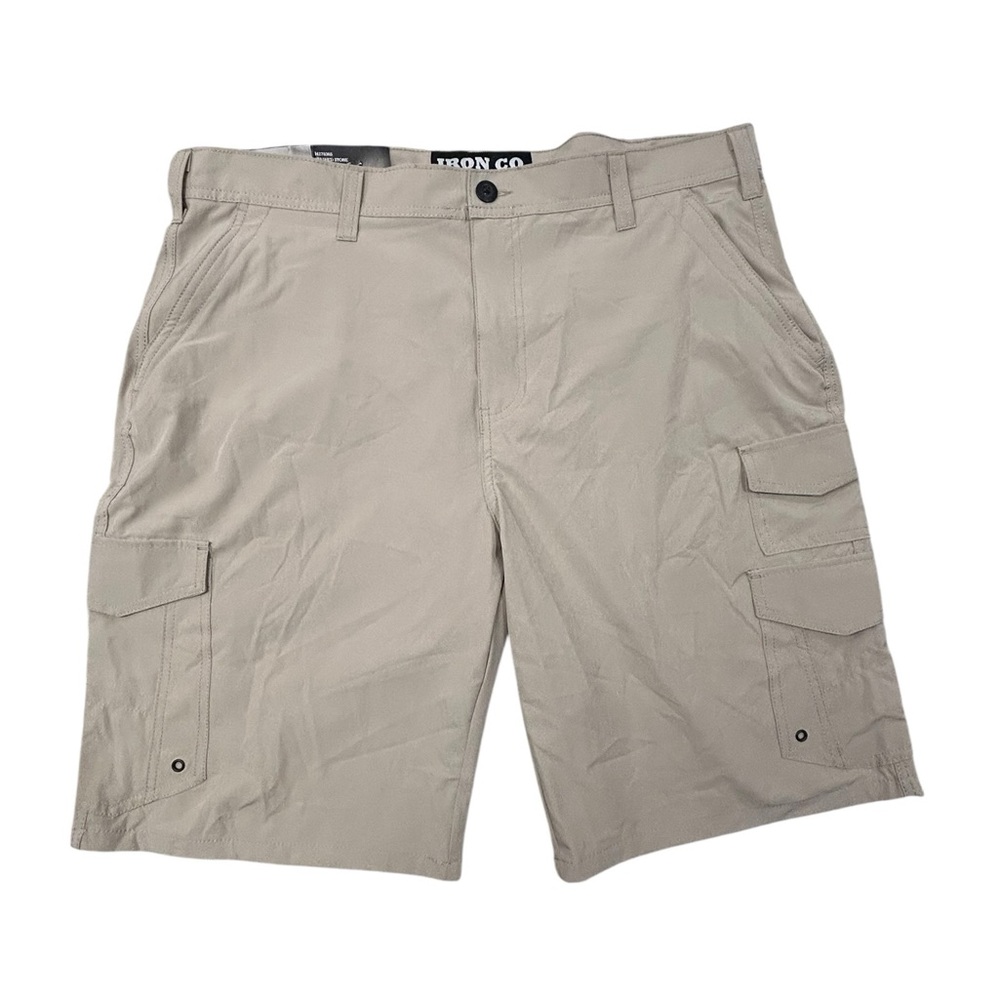 IRON CO. Men's Hybrid‎ Cargo Stretch Performance Shorts 38 NWT 10” Inseam